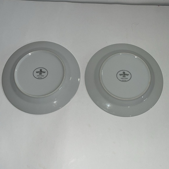 Royal Holiday Salad Dessert Dinnerware Side Plates X2 Royal Heritage Dishes - Picture 4 of 7